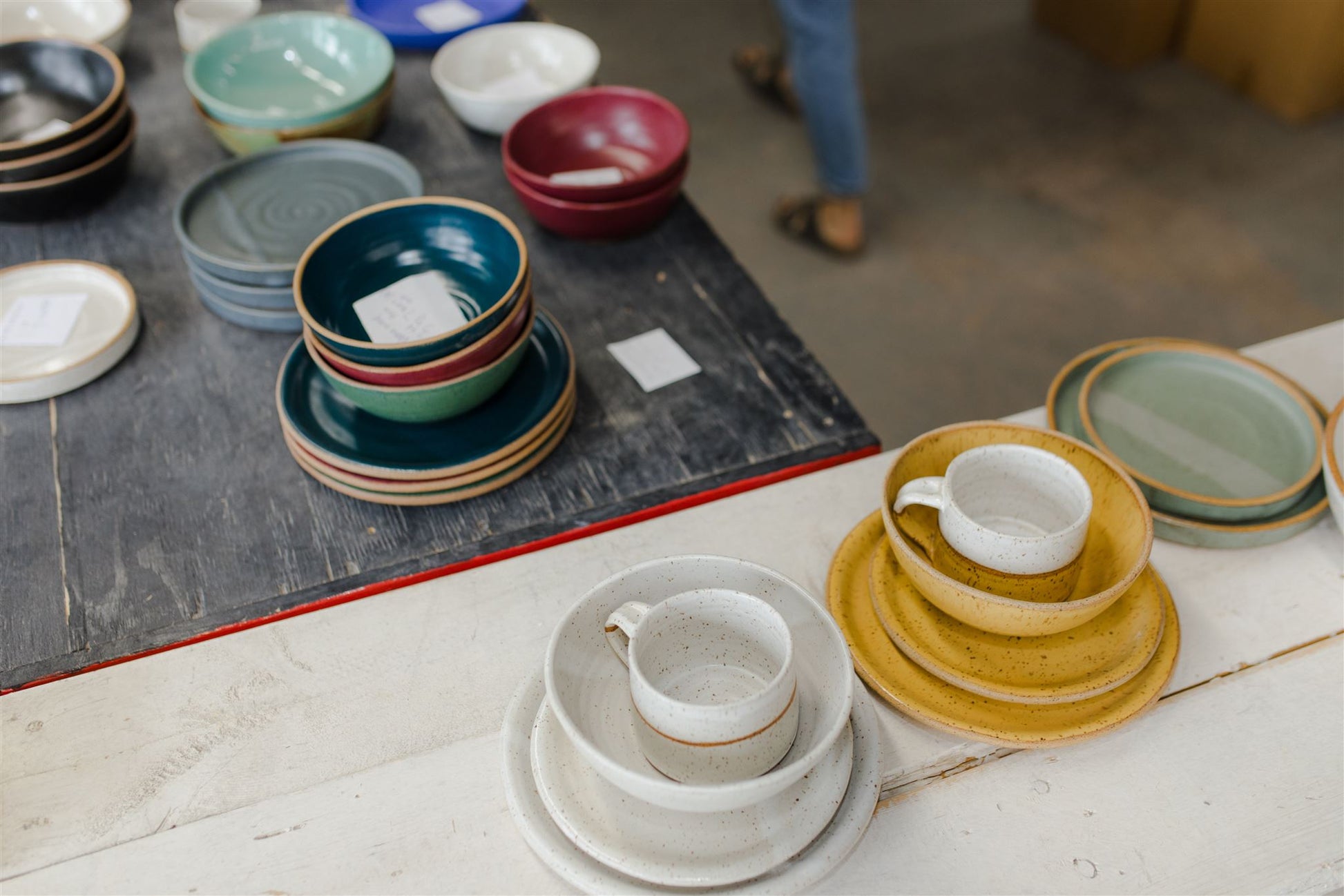 Dinner Plate + Salad Plate + Cereal Bowl + Mug - KJ Pottery 