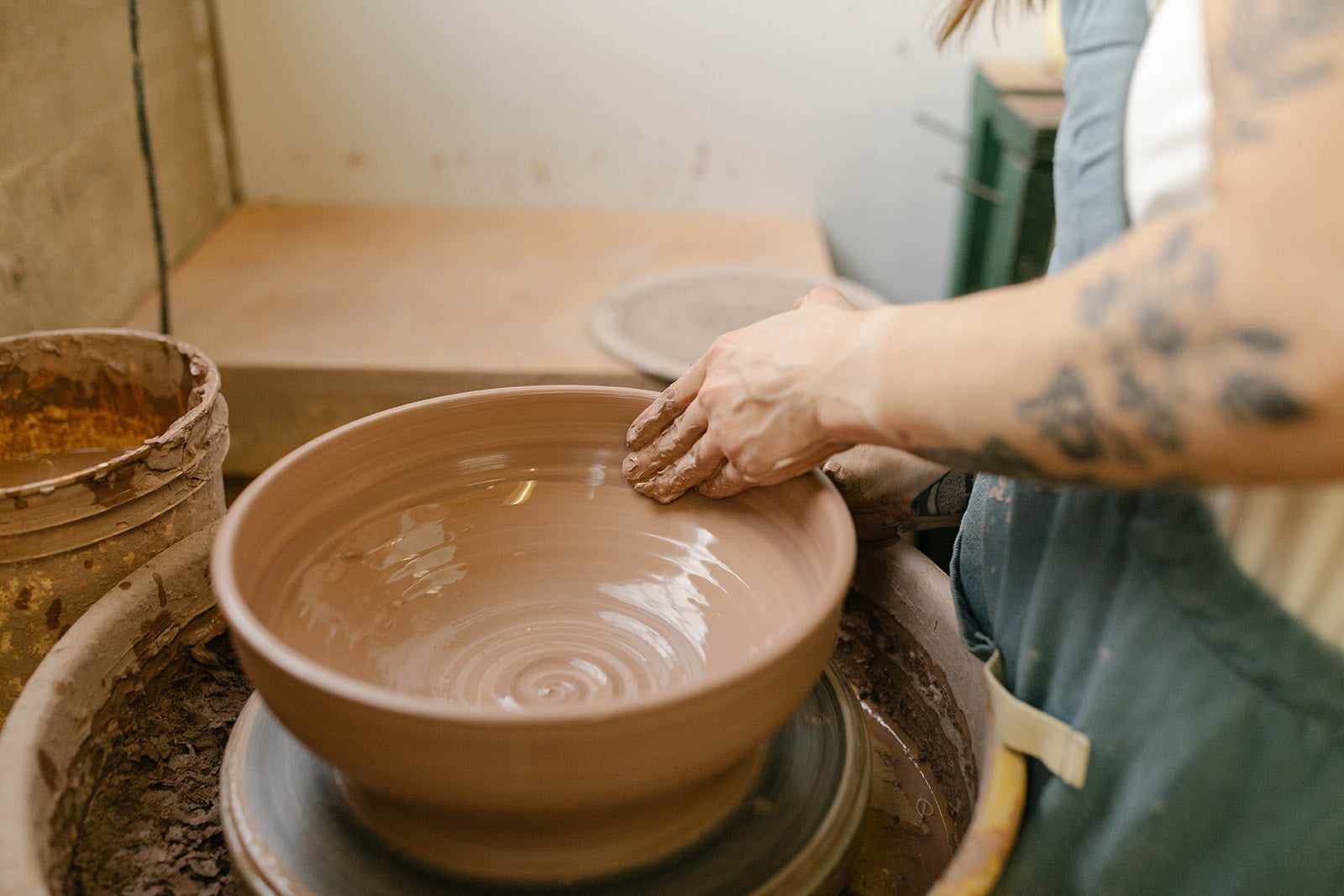 Ready to Ship - Serving Bowl - KJ Pottery 