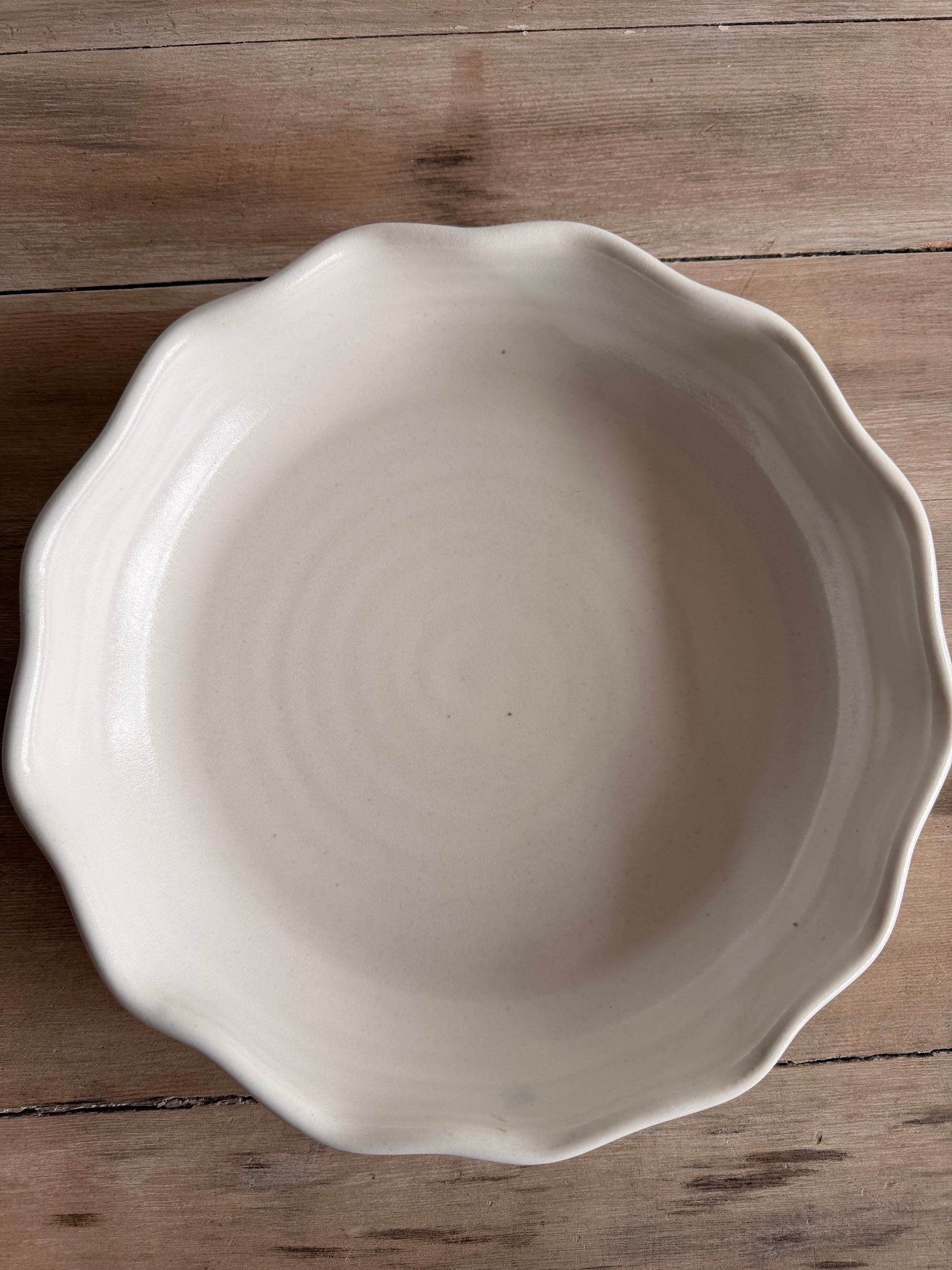 KJP Pie Dish - KJ Pottery 