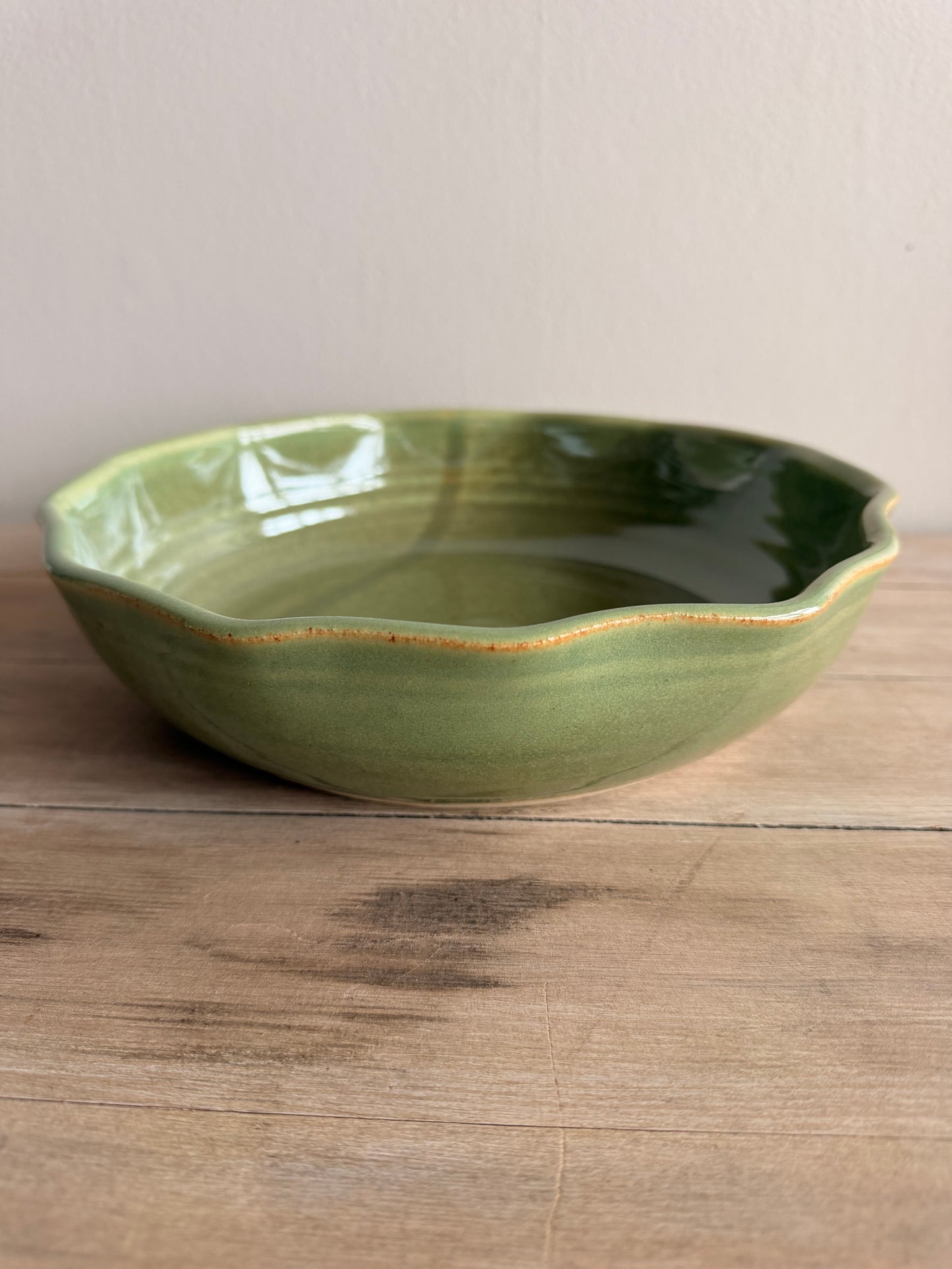 KJP Pie Dish - KJ Pottery 