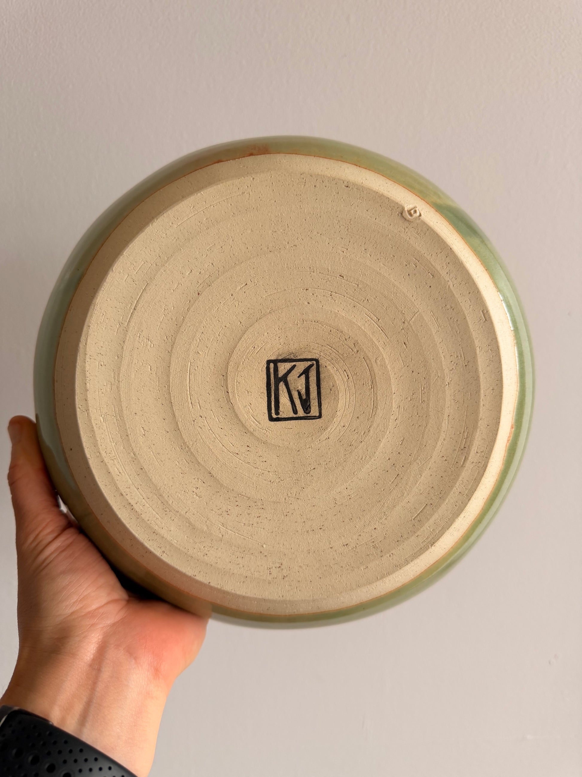 KJP Pie Dish - KJ Pottery 