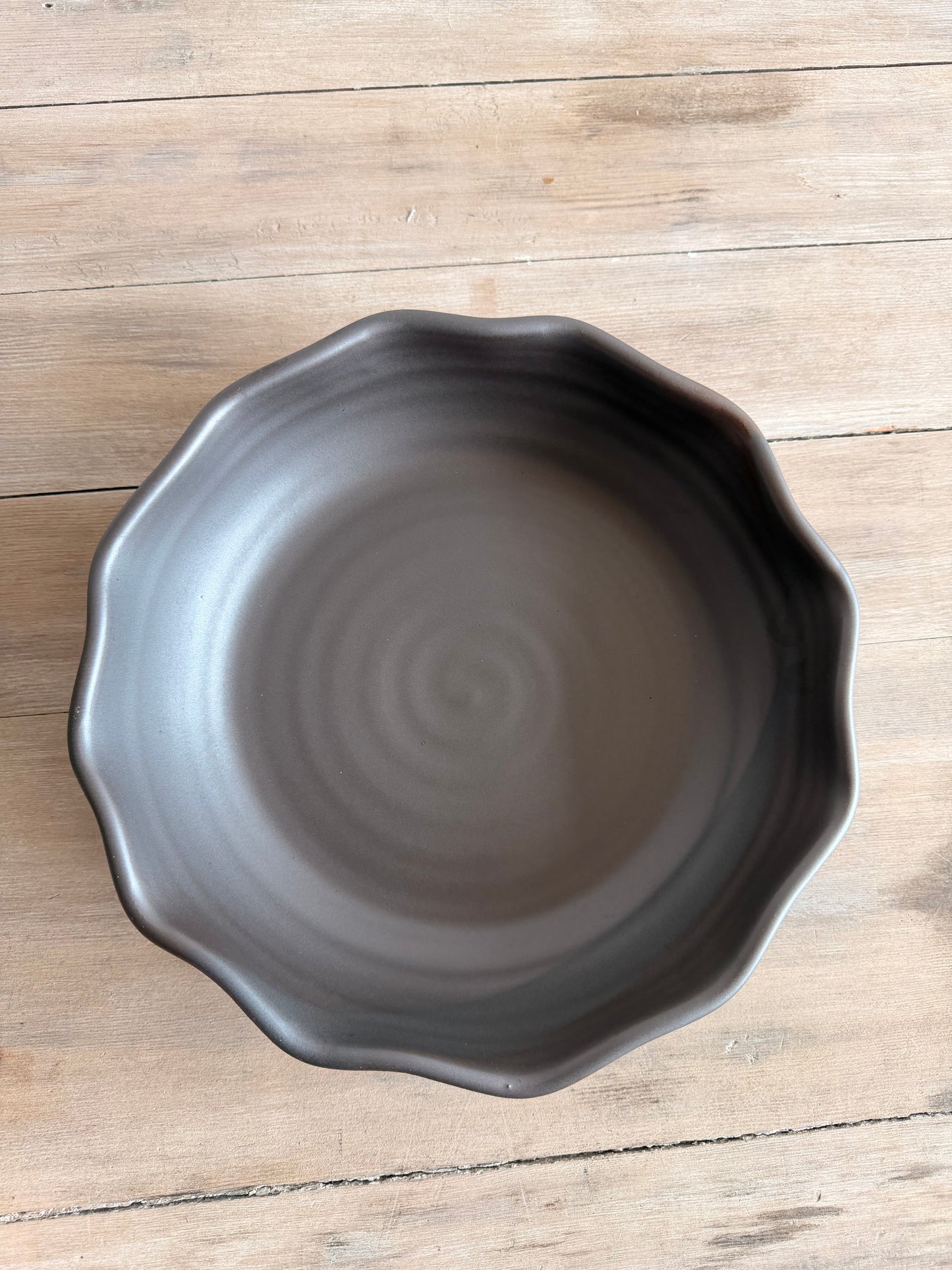 KJP Pie Dish - KJ Pottery 