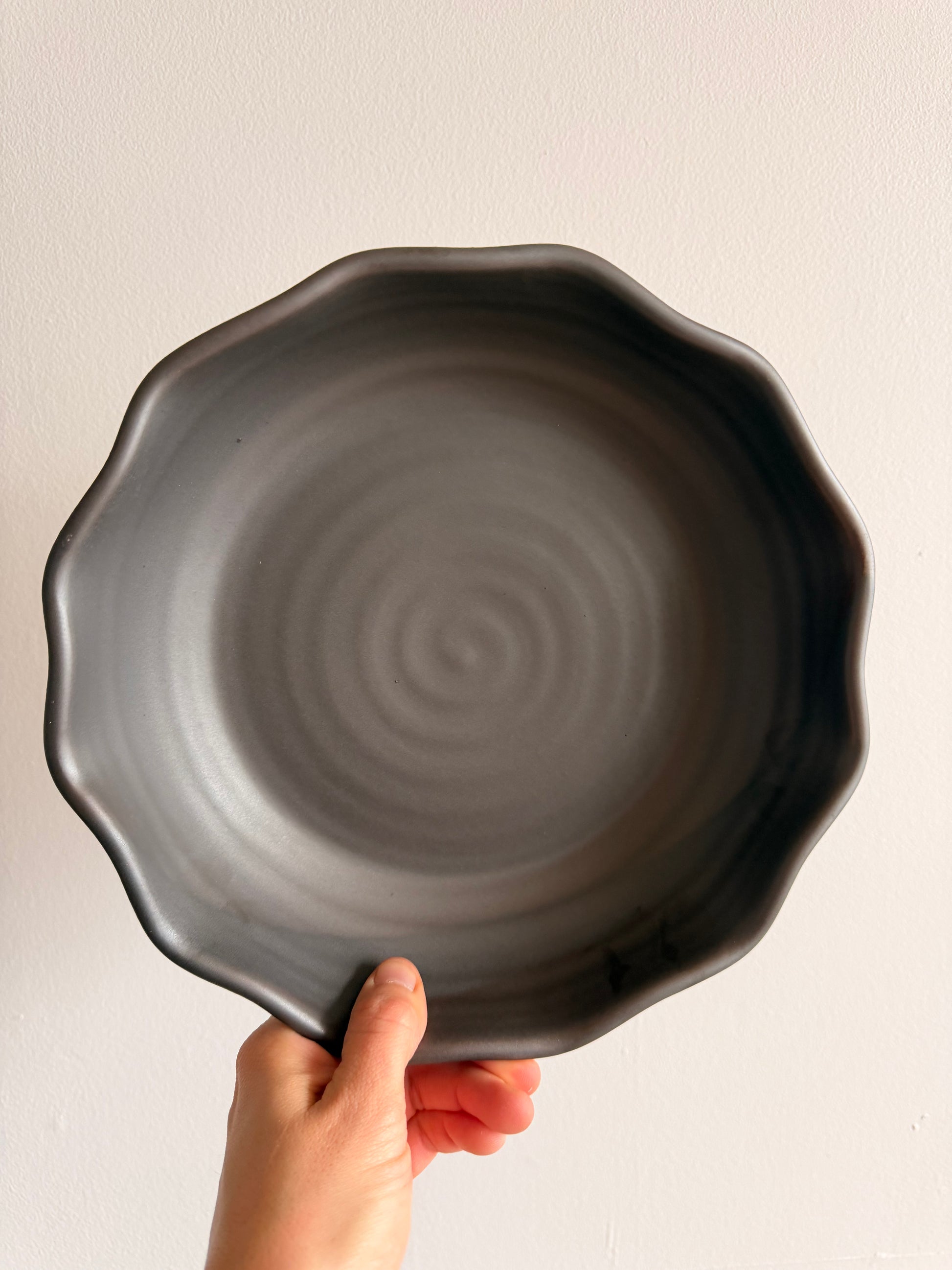 KJP Pie Dish - KJ Pottery 