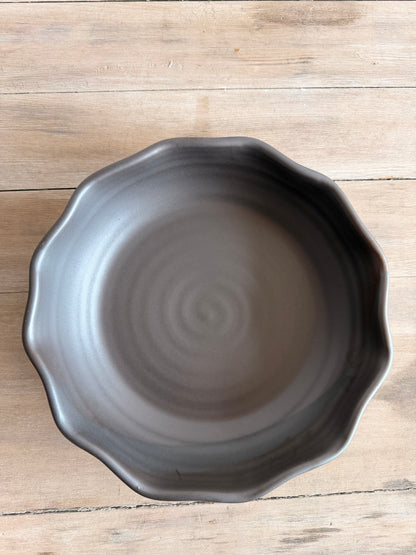 KJP Pie Dish - KJ Pottery 