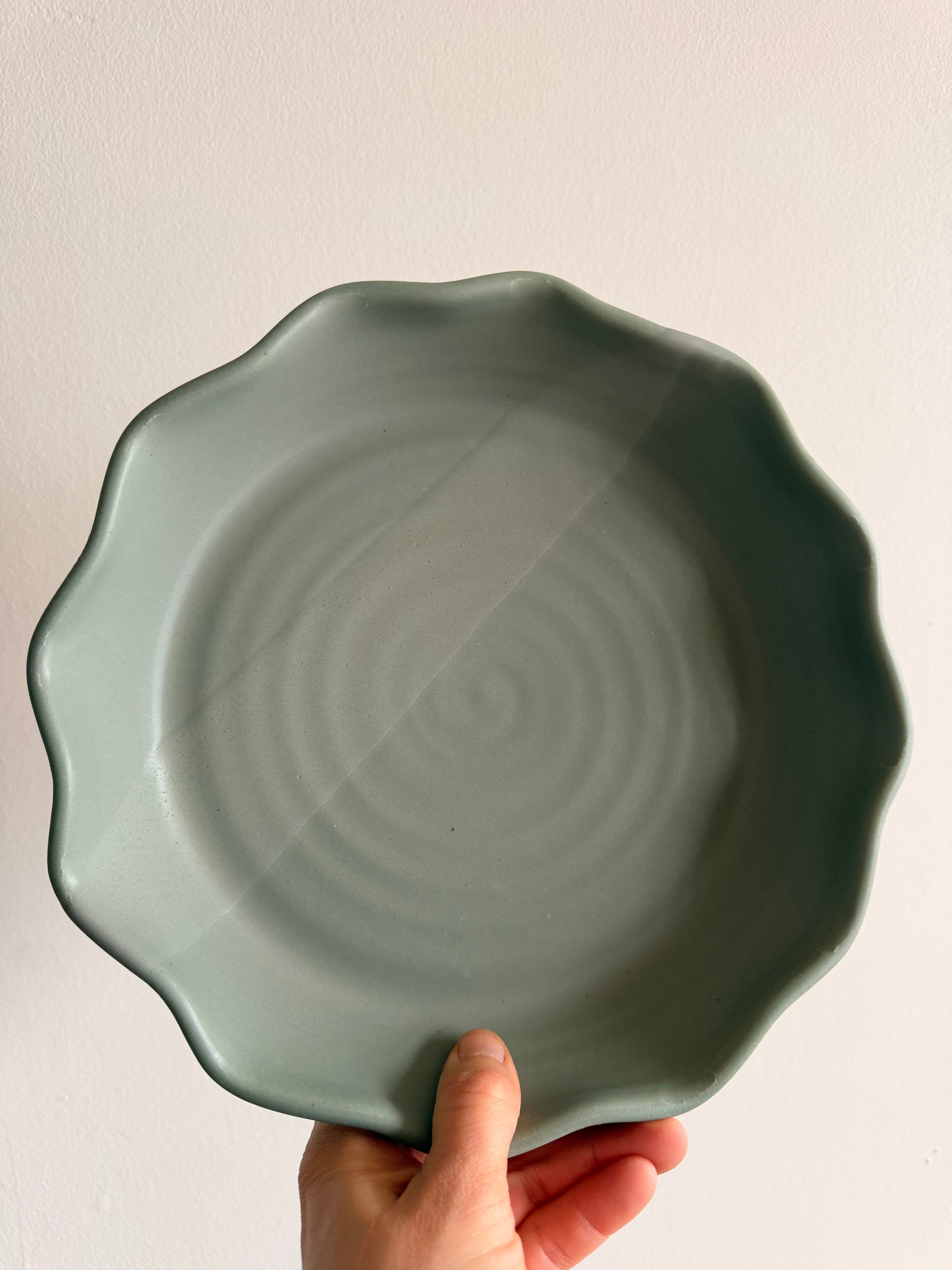 KJP Pie Dish - KJ Pottery 