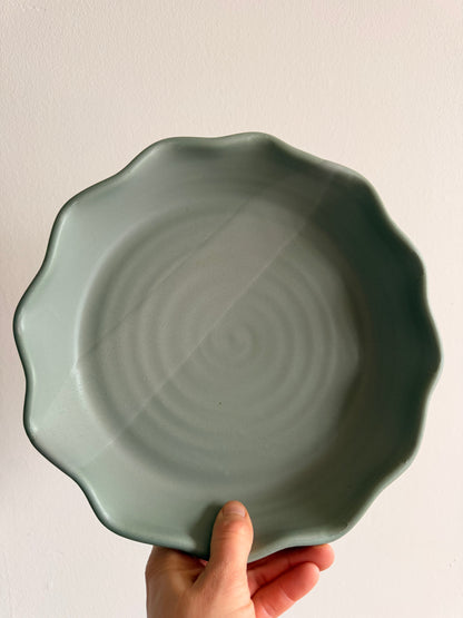 KJP Pie Dish - KJ Pottery 