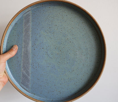 Large Dinner Plate / Serving Platter - KJ Pottery 