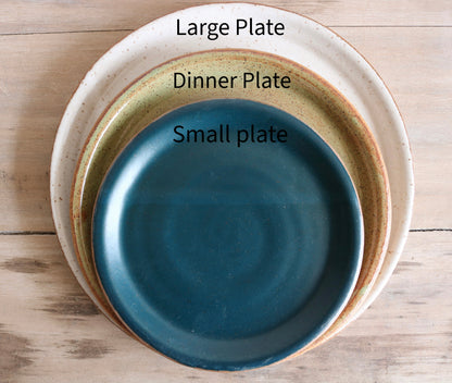 The Full Dinnerware Set - 8 place settings - KJ Pottery 